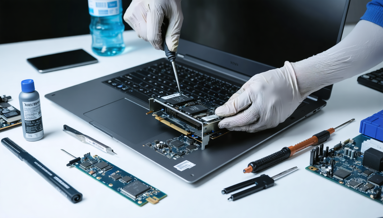 descubre nuestra guía completa para cambiar la tarjeta gráfica de tu portátil. sigue los pasos detallados para mejorar el rendimiento de tu ordenador de forma sencilla.