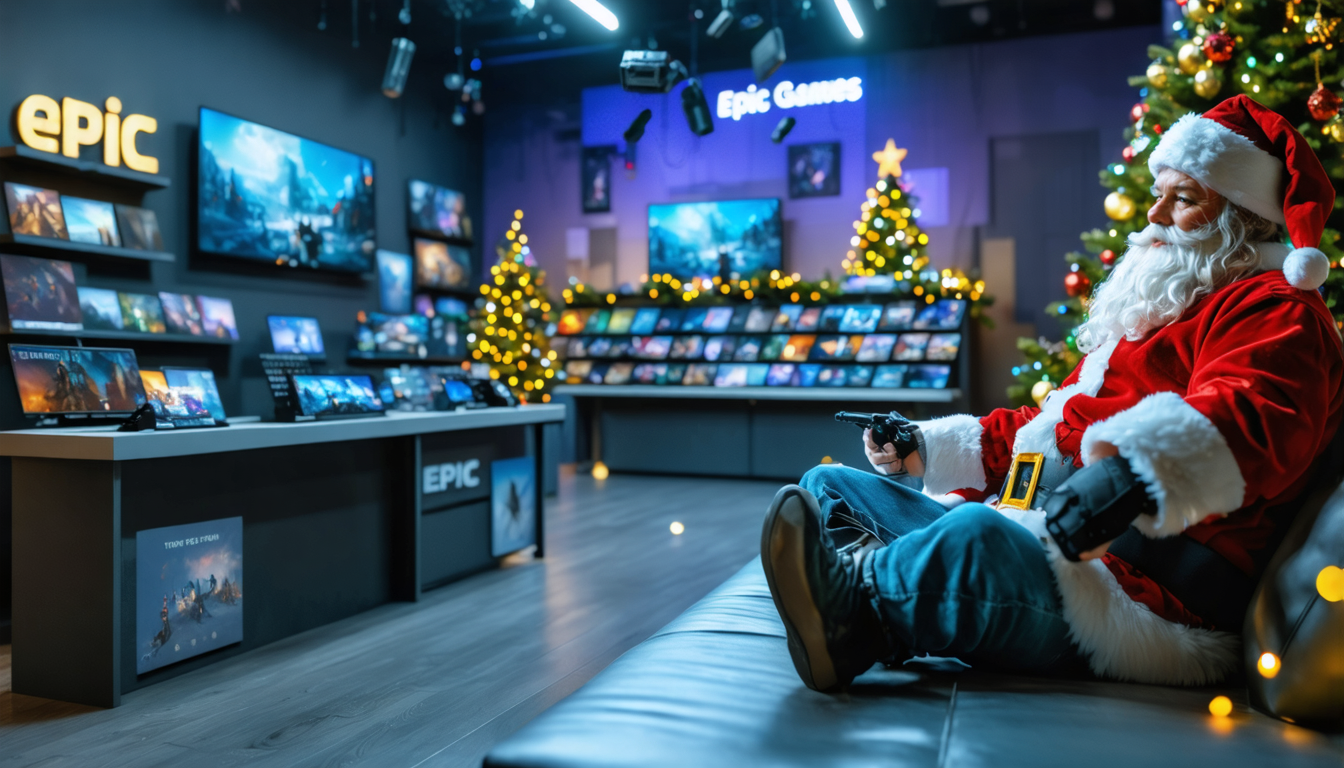 découvrez en avant-première les jeux gratuits de noël disponibles sur l’epic games store et profitez de offres exclusives pour les fêtes.