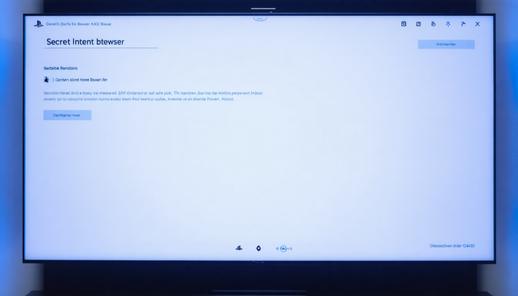 explorez le navigateur internet caché de la ps5 grâce à notre guide complet et facile à suivre. découvrez toutes les fonctionnalités secrètes pour une navigation optimale.