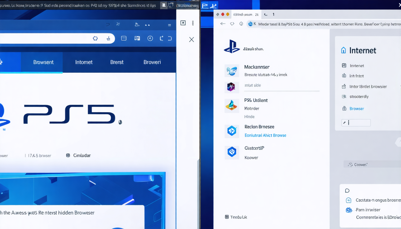 Erforschen Sie den geheimen Internetbrowser der PS5 mit unserem umfassenden und leicht verständlichen Leitfaden. Entdecken Sie alle Tipps, um effektiv auf Ihrer Konsole zu surfen.