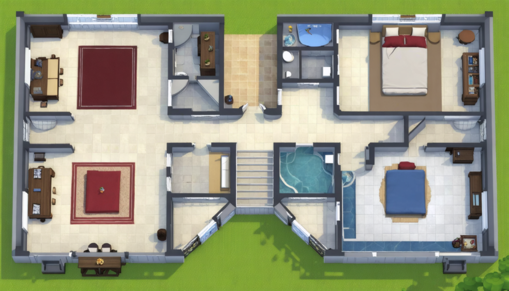 découvrez comment utiliser la fonction demi carreau dans les sims 4 pour construire librement et créer des espaces sur mesure sans aucune limite.