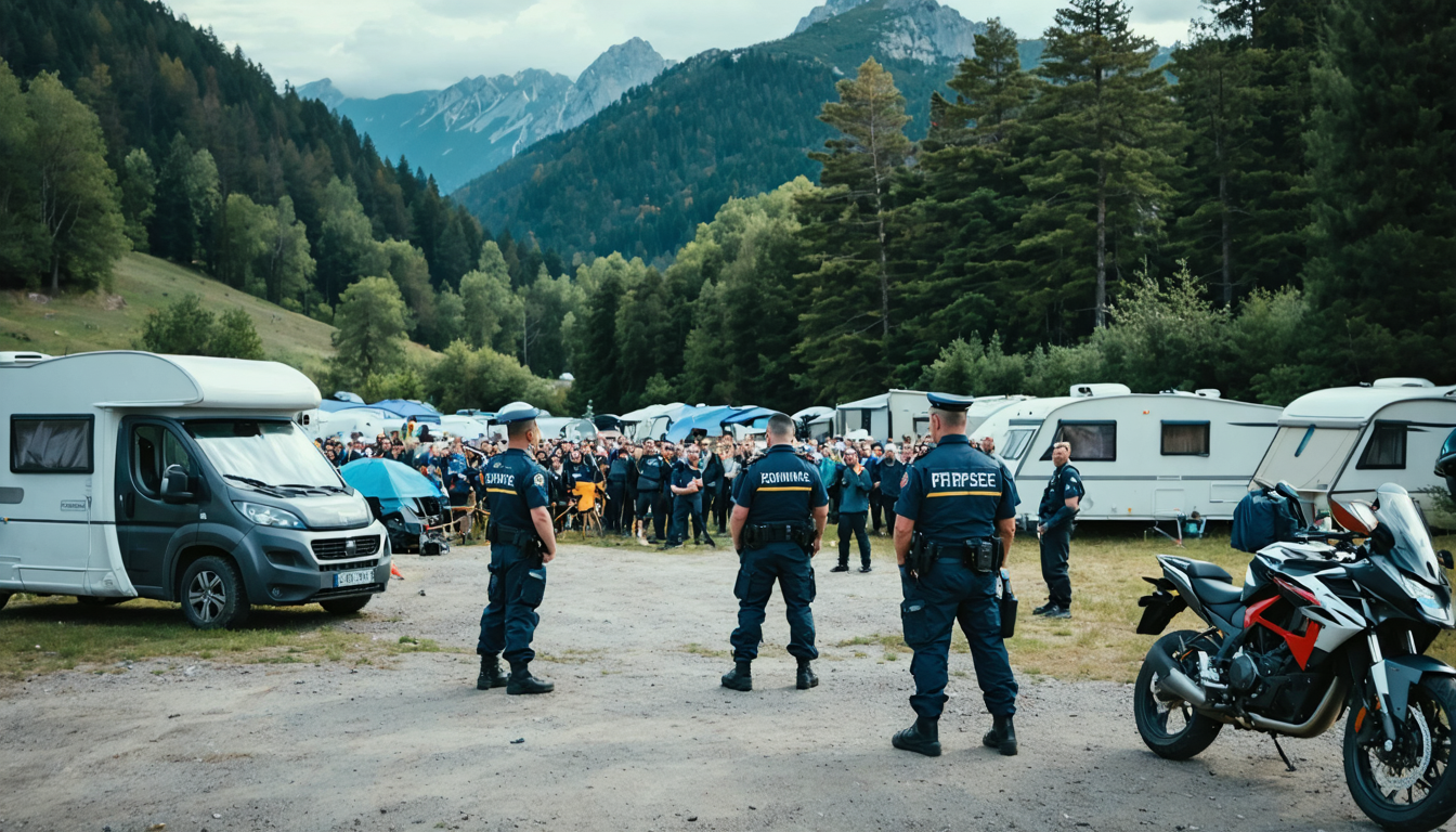 les gendarmes des pyrénées intensifient leurs enquêtes approfondies pour lutter contre les excès dans les campings géants, la violence et les chauffards, assurant ainsi la sécurité des vacanciers.