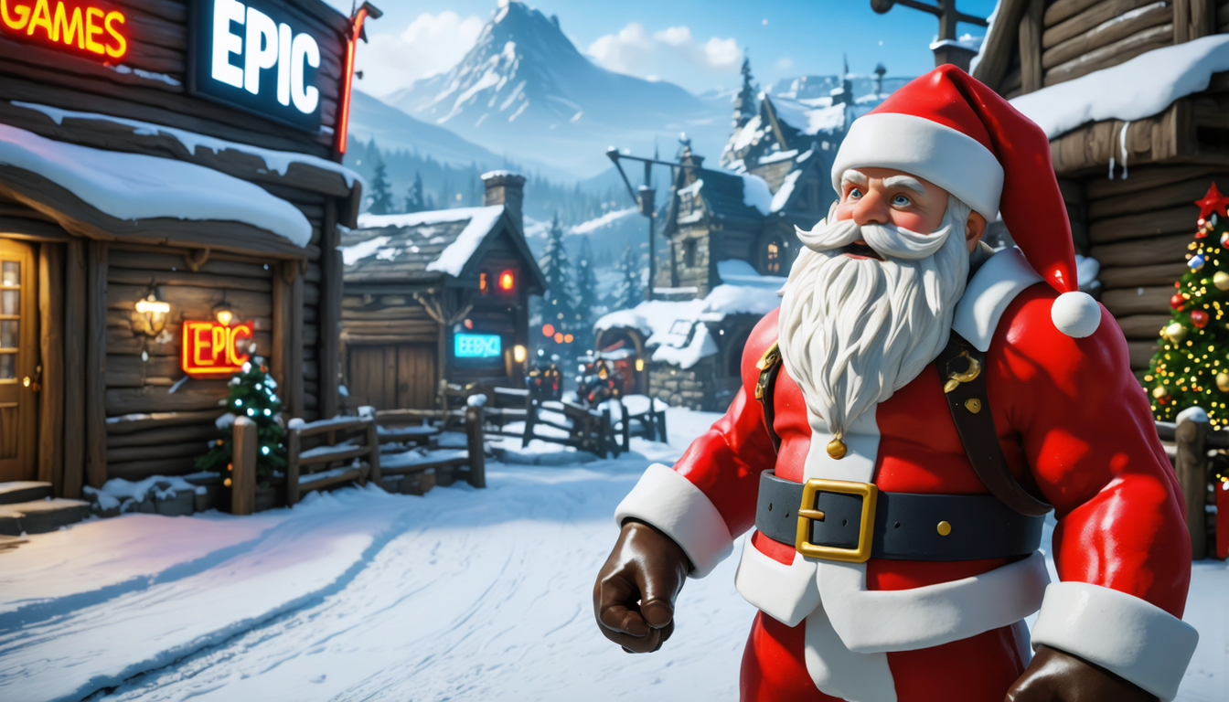 discover surprising revelations from epic games store on free christmas games, with an exceptional selection of blockbusters not to be missed this festive season.