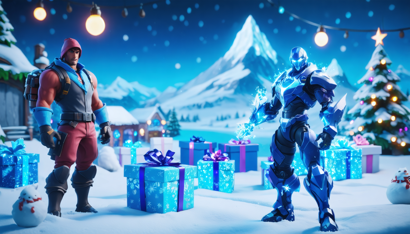 fortnite hiver 2025 : profitez des 16 cadeaux gratuits incontournables et débloquez les 2 skins exclusifs pour une expérience de jeu unique cet hiver.