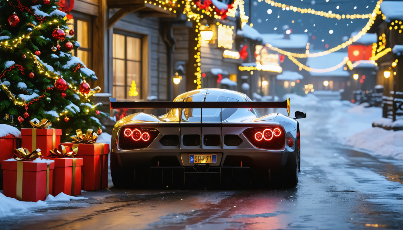 gran turismo 7 fête noël avec 5 jours de cadeaux exclusifs pour ses joueurs. profitez d'offres spéciales, de récompenses uniques et vivez une expérience festive inoubliable dans le jeu.