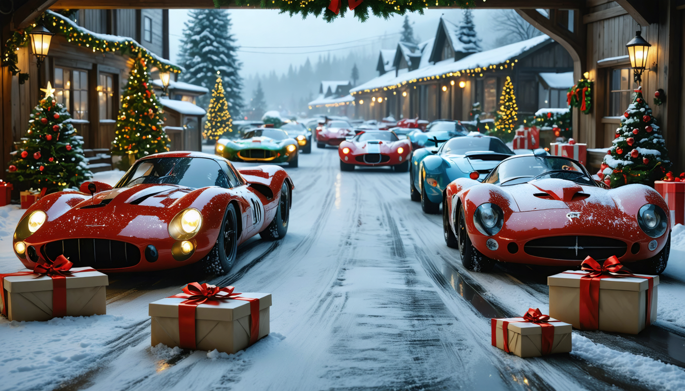 gran turismo 7 fête noël avec 5 jours de cadeaux exclusifs pour les joueurs, offrant des récompenses uniques et du contenu spécial pendant toute la période des fêtes.