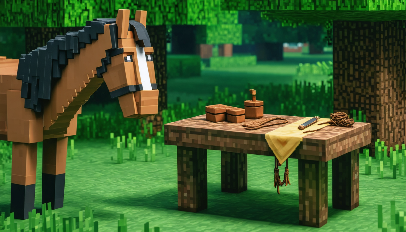 découvrez comment obtenir une selle dans minecraft grâce à notre guide complet, incluant la nouvelle recette pour faciliter votre aventure et personnaliser votre expérience de jeu.