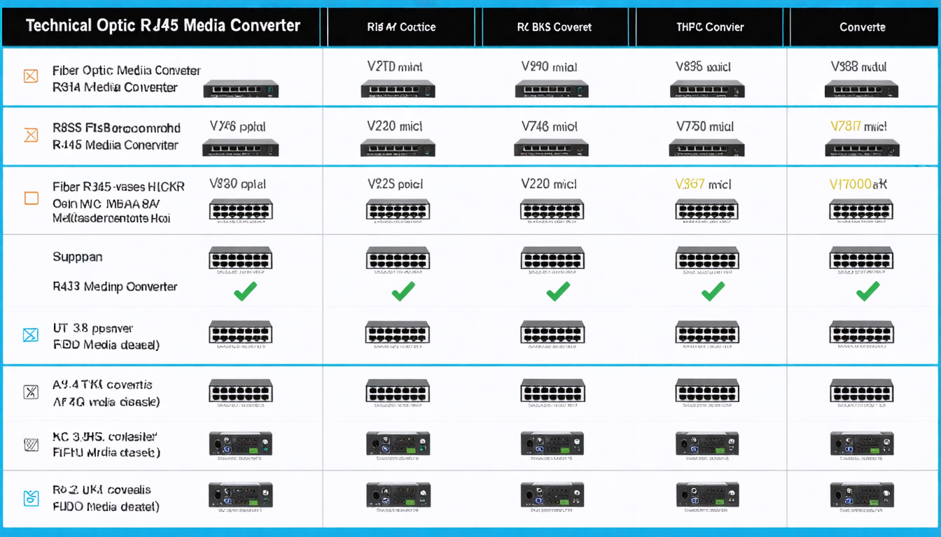 découvrez notre convertisseur fibre optique vers rj45 pour optimiser et étendre facilement votre réseau ethernet. profitez d'une connexion rapide et fiable entre vos équipements.