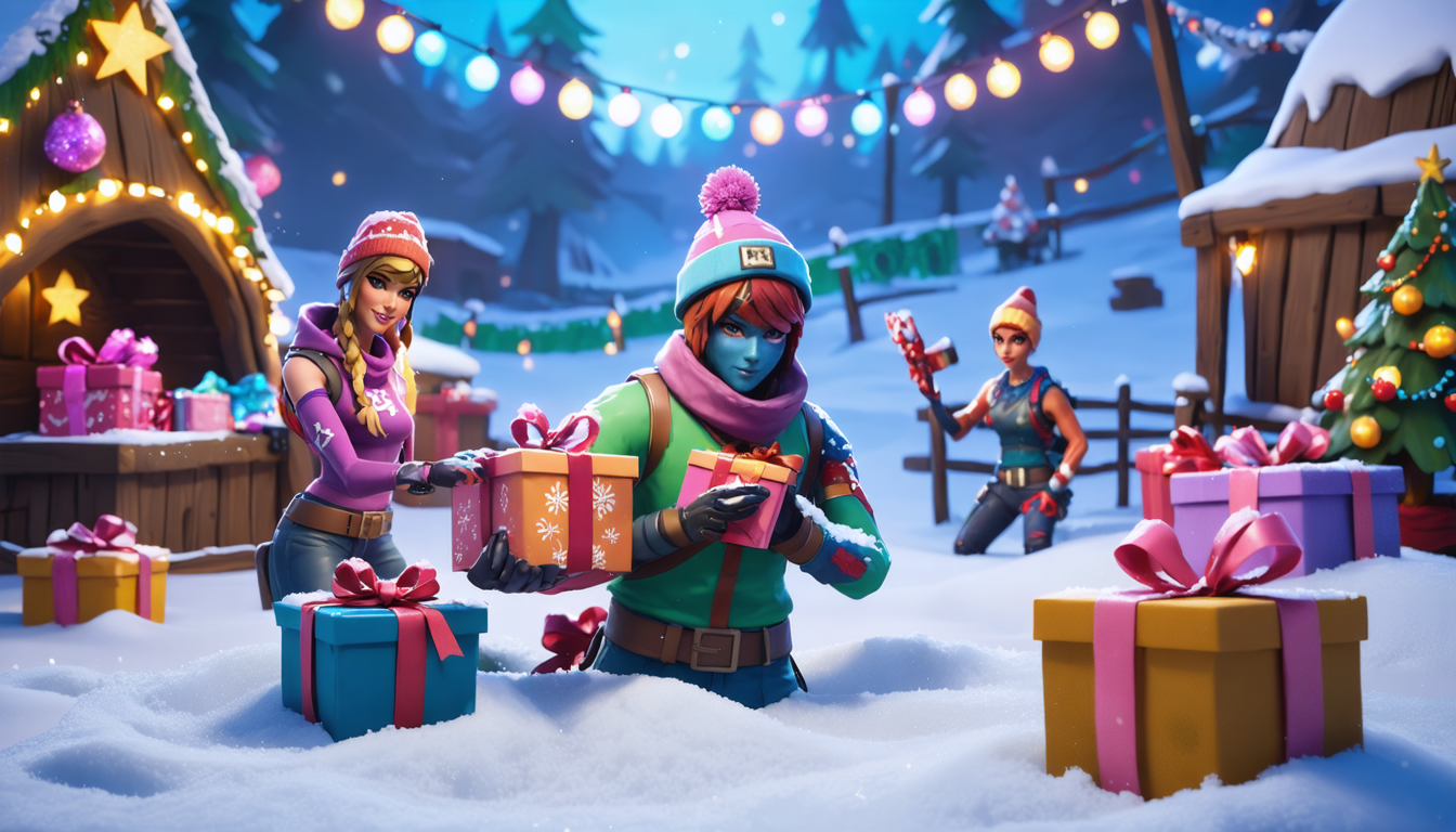 découvrez toutes les astuces et conseils pour réussir les quêtes « la passion des cadeaux » et profiter pleinement de la fête hivernale dans fortnite chapitre 9 saison 1.