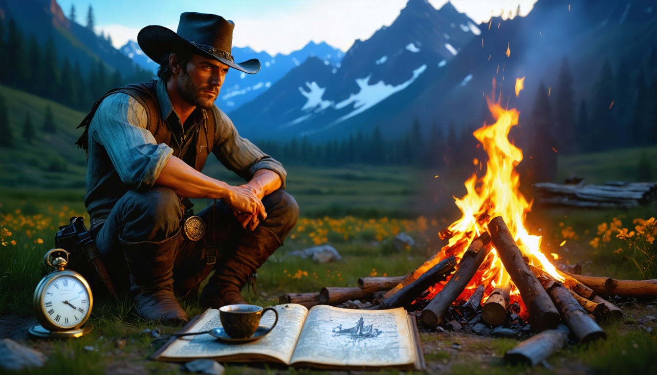 découvrez la durée de vie totale de red dead redemption 2 et le temps nécessaire pour terminer le jeu, incluant les missions principales, secondaires et les activités annexes.