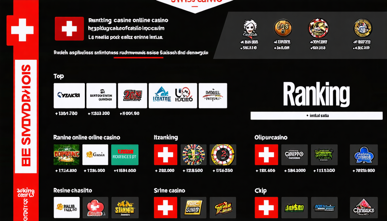 découvrez notre sélection officielle des meilleurs casinos en ligne légaux en suisse pour 2025, offrant sécurité, fiabilité et divertissement garanti.