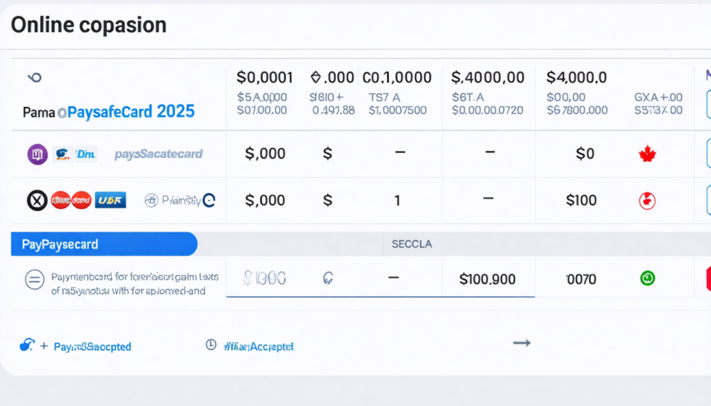découvrez le top des casinos en ligne au canada en 2025 qui acceptent paysafecard pour des dépôts sûrs et rapides. jouez en toute confiance avec notre sélection des meilleurs sites.