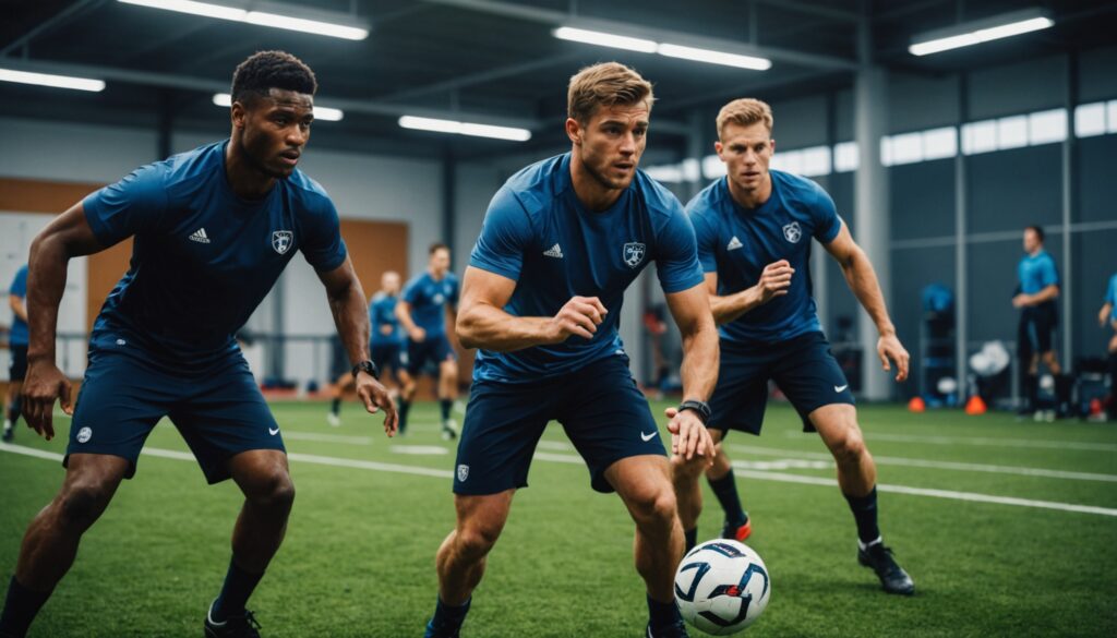 Stimuler les réflexes des footballeurs grâce au jeu interactif