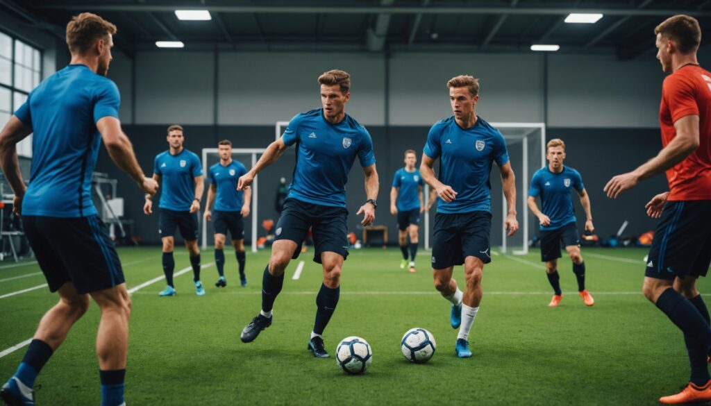 Stimulate footballers’ reflexes through the interactive game