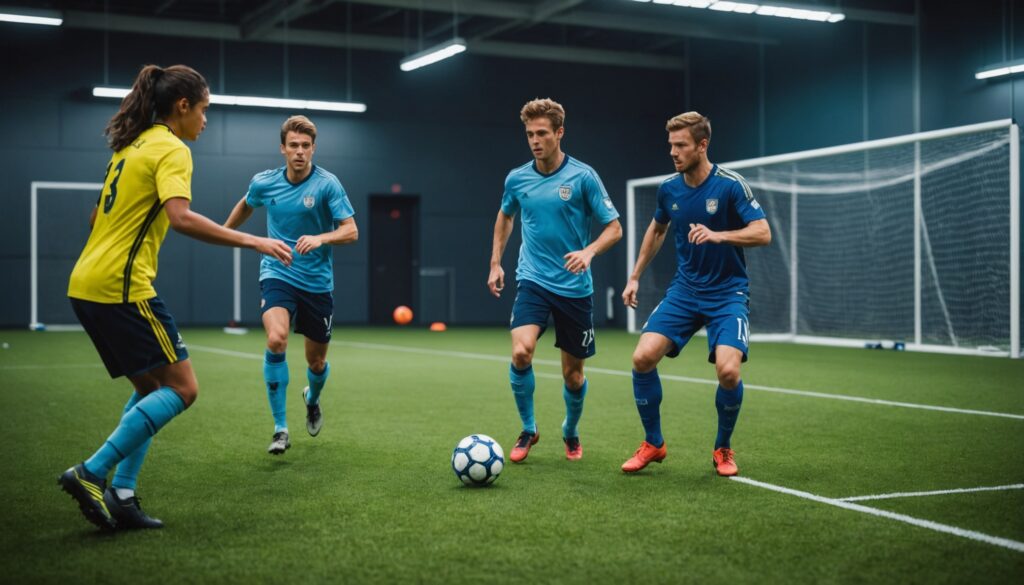 Meningkatkan refleks para pemain sepak bola melalui permainan interaktif