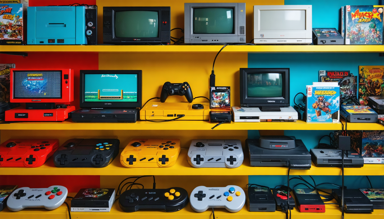 discover the top 10 must-have consoles for all retrogaming enthusiasts, with iconic models that have marked the history of video games.