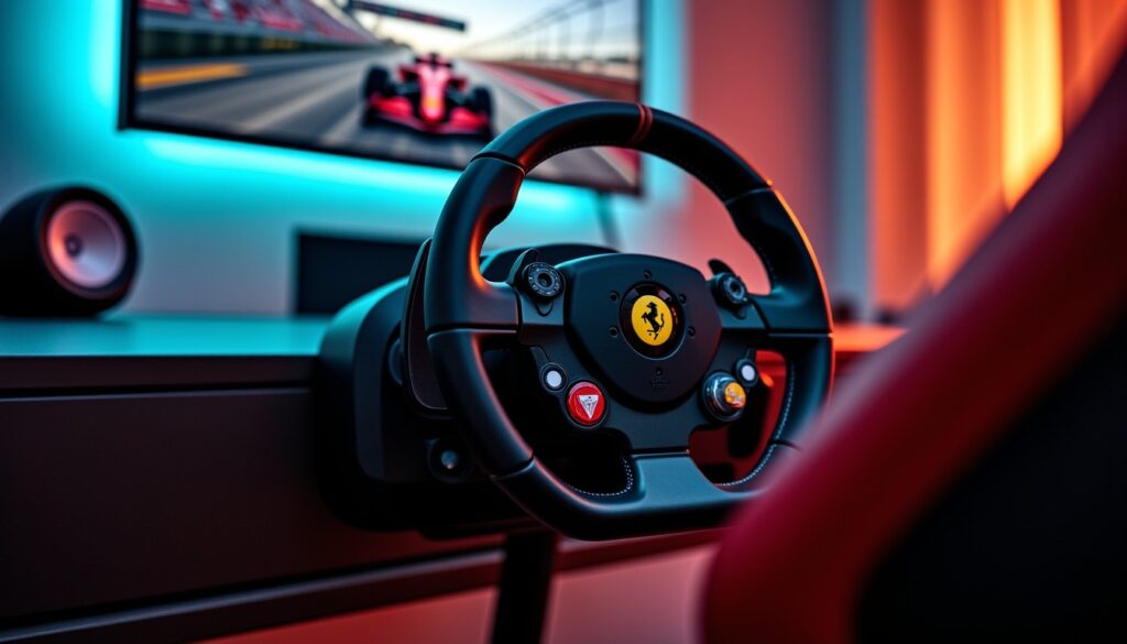Teste do volante Thrustmaster SF1000: A experiência da Fórmula 1 Ferrari ao seu alcance