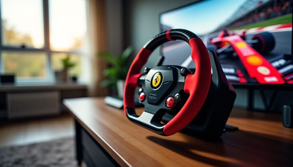 Test des Thrustmaster SF1000 Lenkrads: Das Ferrari Formel-1-Erlebnis in greifbarer Nähe