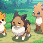 At what level does Caninos evolve in Pokémon Red?